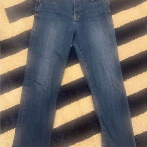 Frame Denim Dark Blue Straight Leg Jeans